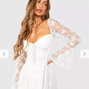 White Lace Dress WORN ONCE!